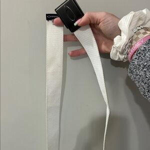 Oakley Ivory Belt with Dark Buckle